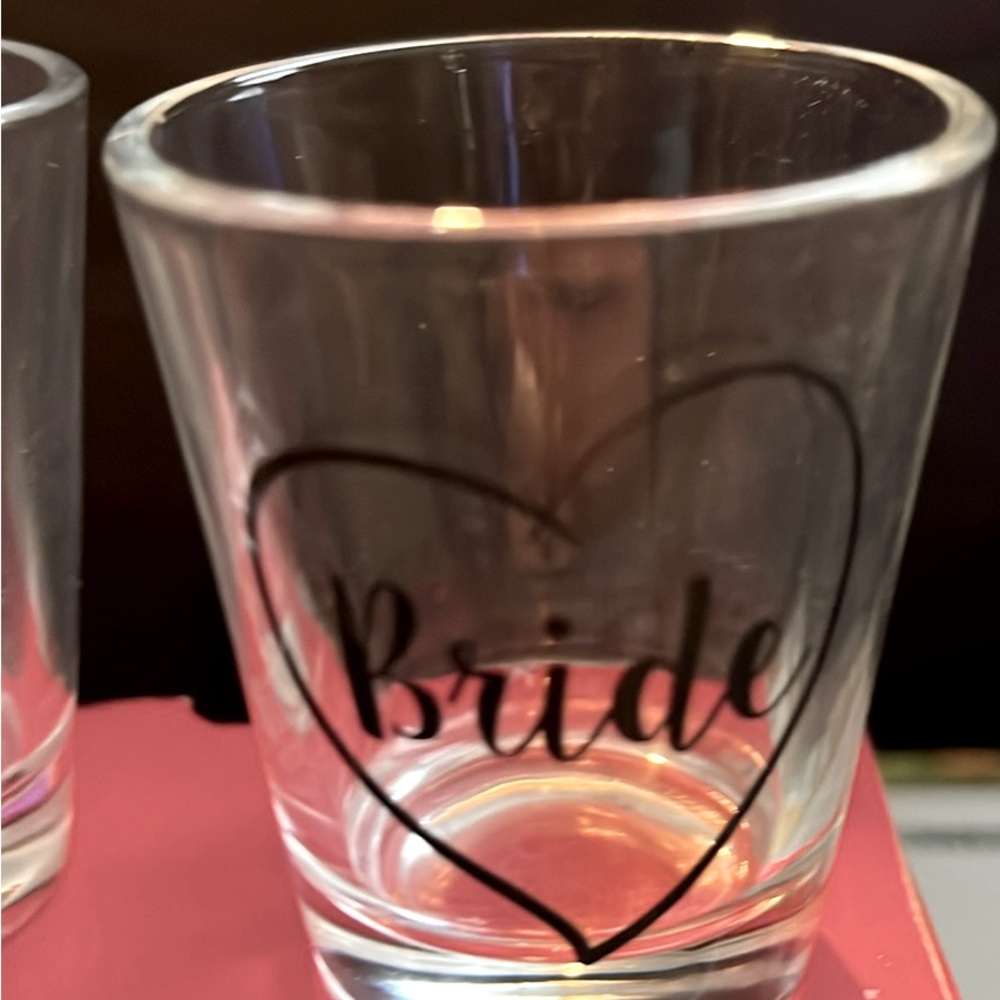 Bride and Groom Shot Glasses